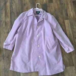 Lauren Ralph Lauren trench coat purple good condition size 3Xl
